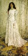 James Abbott McNeil Whistler Symphony in White 1 oil on canvas